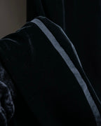 "GIORGIO ARMANI" Cross satin detail velvet straight skirt