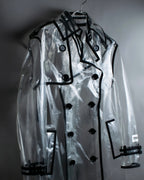 "DOLCE &amp; GABBANA" 23SS PVC material oversize trench coat
