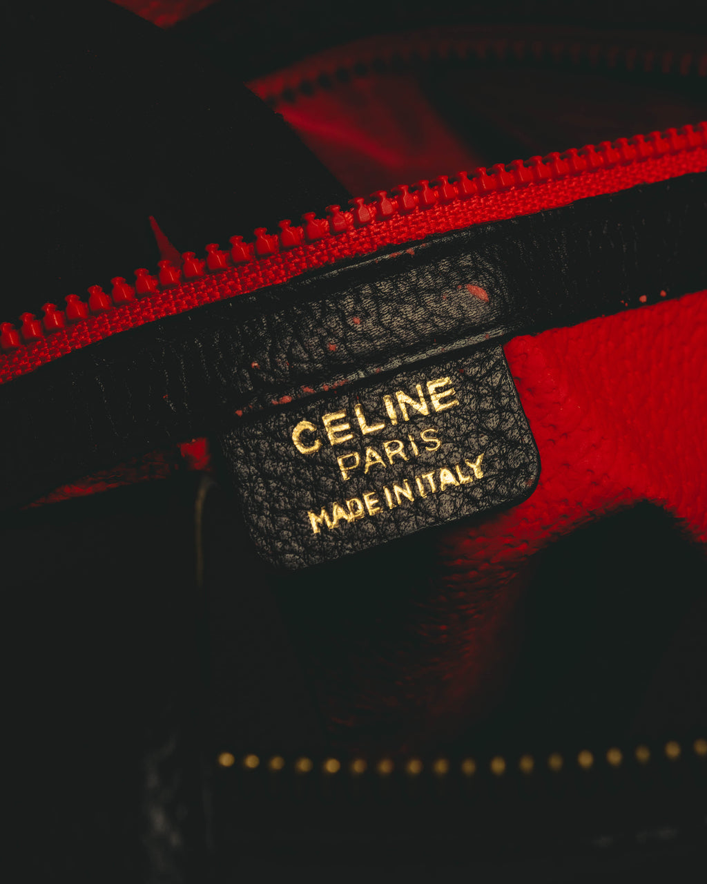 "CELINE" 80's-90's Classic leather top-handle bag