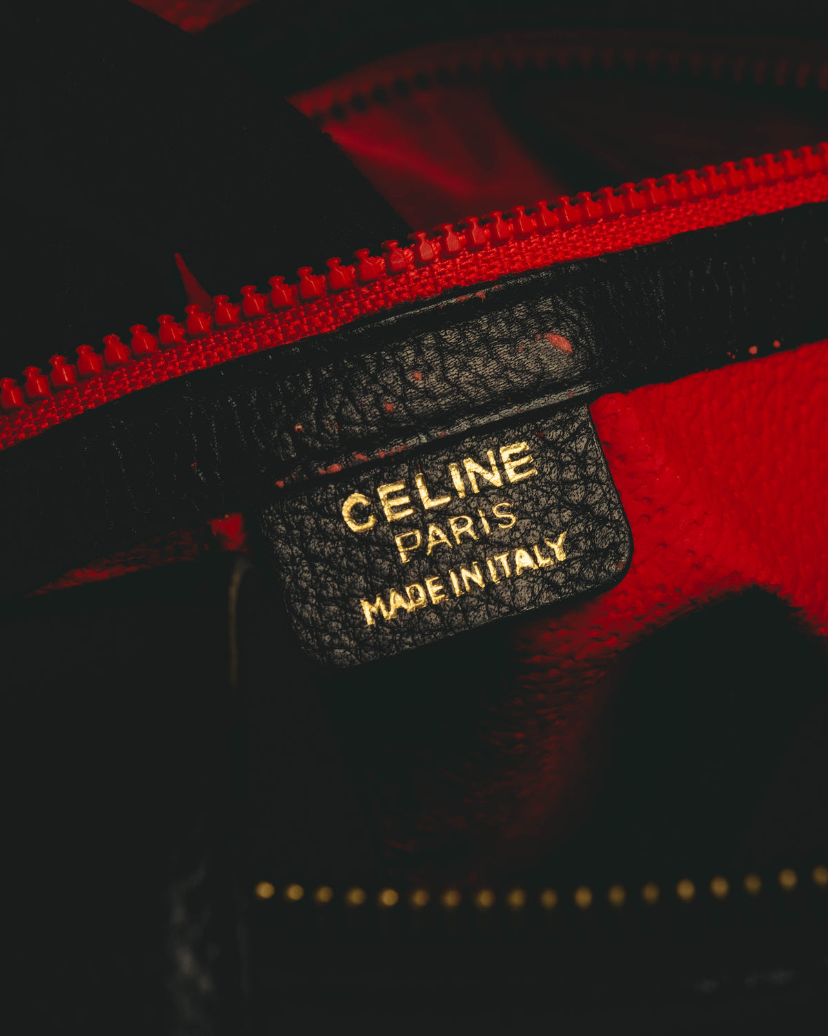 "CELINE" 80's-90's Classic leather top-handle bag