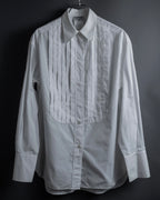 "CHANEL" 96's Spring collection tuck pleats shirt