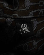 "GUCCI" Horsebit pattern shaped shirt