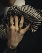 -SPECIAL- “BOTTEGA VENETA” 2021-2025 Gold tone sculptural knot ring