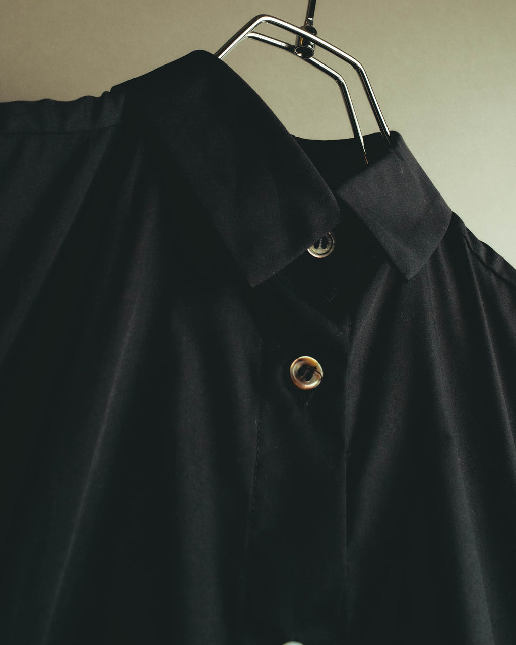 "sacai" 10's Layered lace-panel shirt blouse