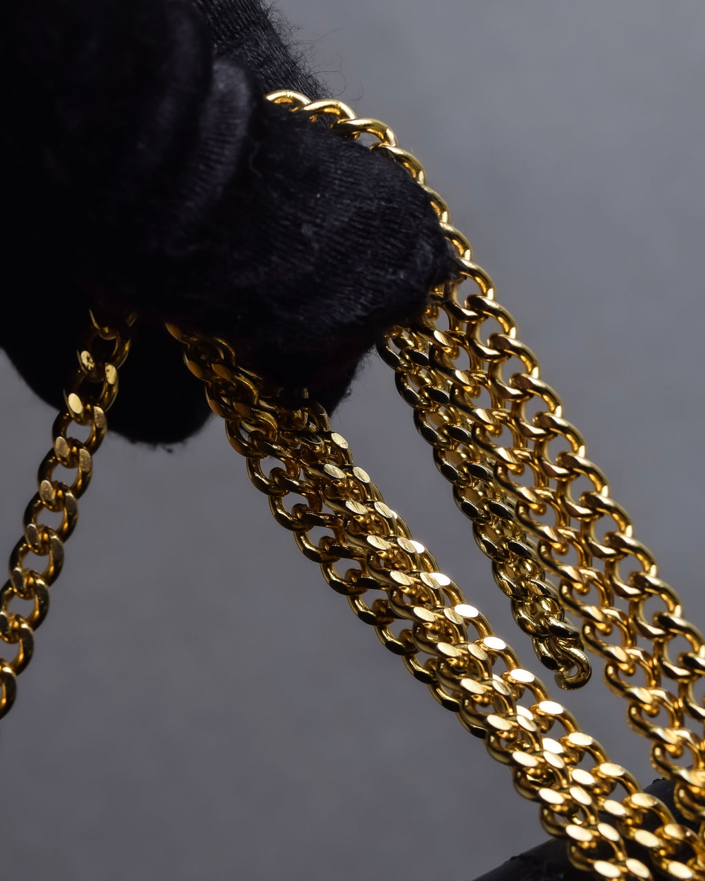 "Christian Dior" Layered flap oblique shoulder bag