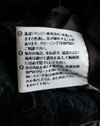 "HARVEY LOGAN" Diagonal cut design lamb leather flare skirt