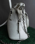 "MAISON MARGIELA" 5AC small white color 2way leather bag