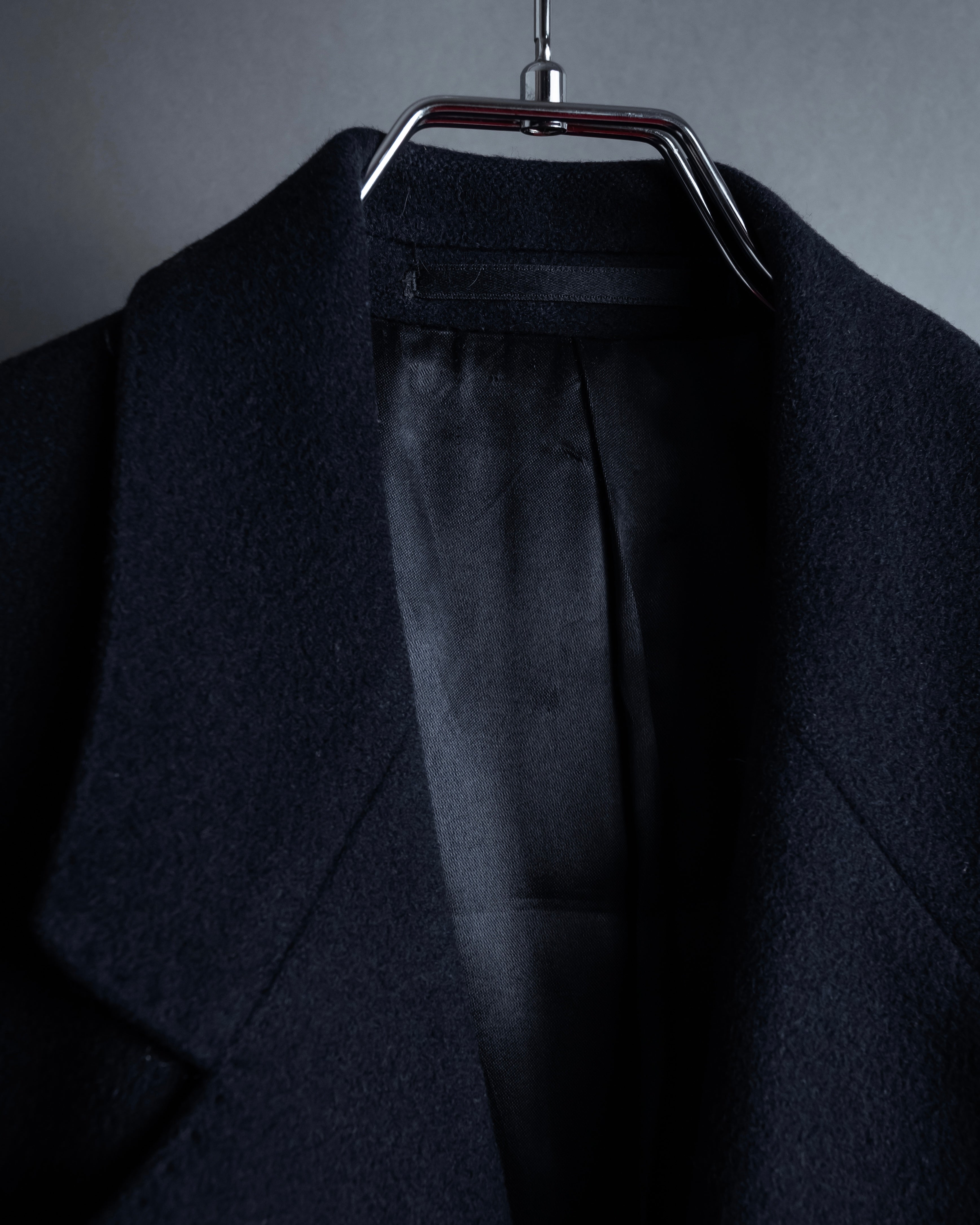 -SPECIAL- "BURBERRYS" 1980-1990's 
Classically tailored oversized 100% cashmere chester coat