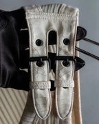 “Jean Paul Gautier” Double belted shoulder designed tank top