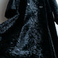 "EMPORIO ARMANI"  Dimensional wave pattern velour like chester coat