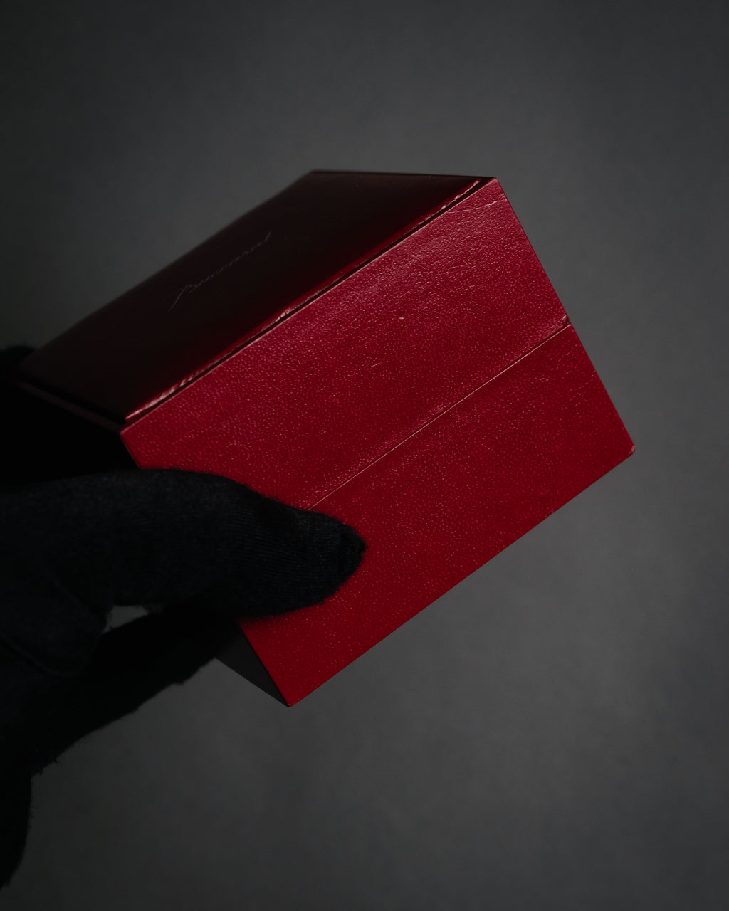 “Baccarat” 00’s Médicis crystal cabochon vermeil ring