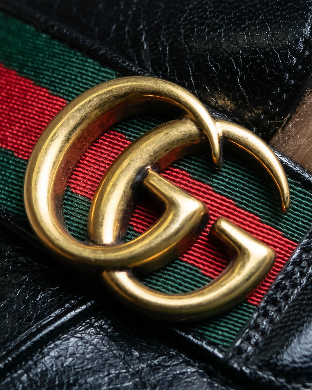 "GUCCI" GG logo design princetown loafers