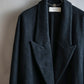 "STELLA McCARTNEY" Cashmere blend peak lapel tailored coat