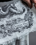 "DIOR" Toile de Jouy Sauvage Scarf
