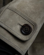 "LOUIS VUITTON" 00's Marc Jacobs period double-breasted suede coat