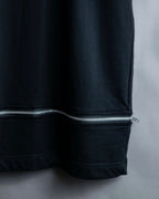 “Comme des Garçons Homme Plus” Zip attached detail T shirt