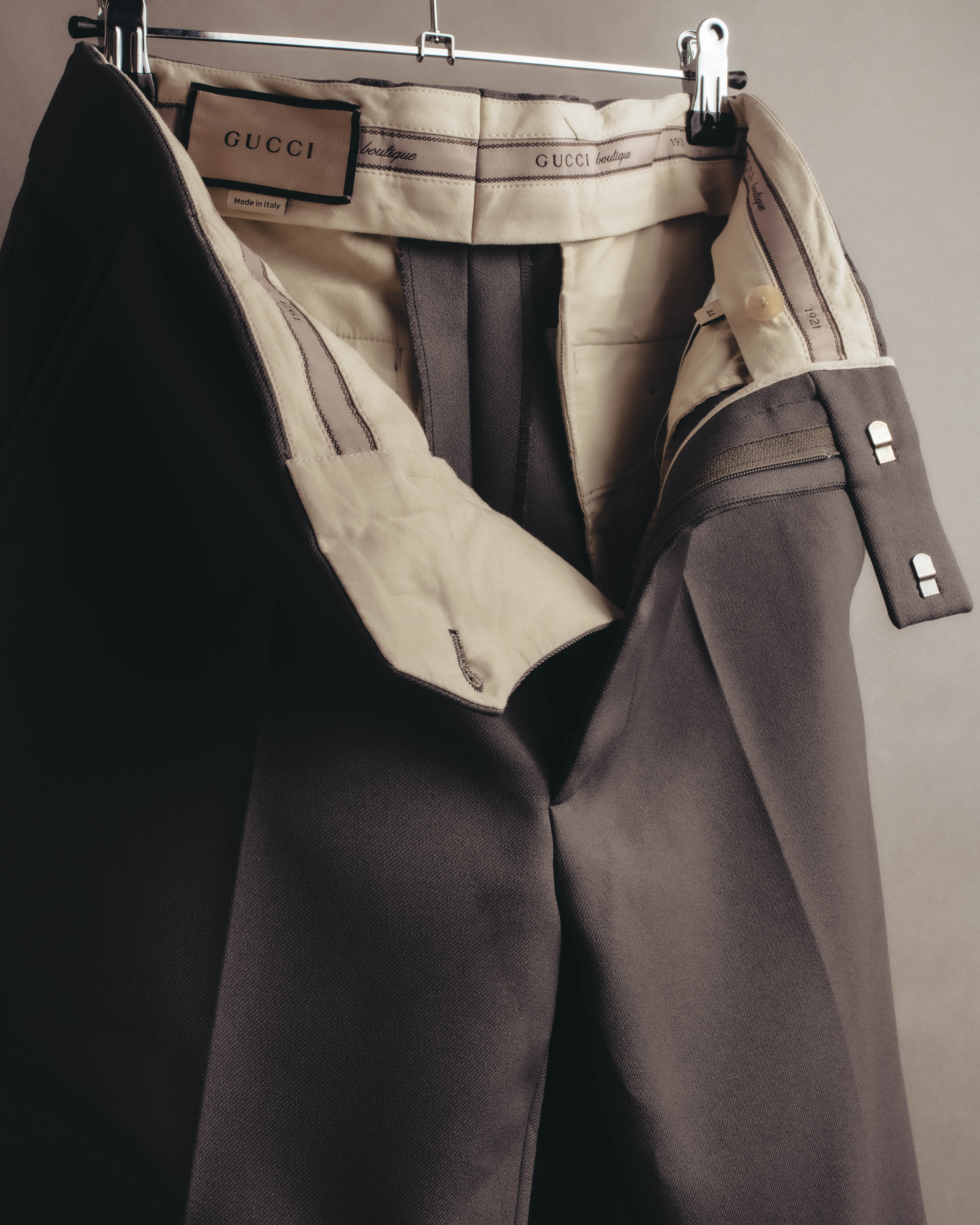 "GUCCI" 2020's Archive inspired pleated tailored trousers