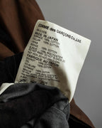 "COMME des GARCONS HOMME"
03AW corduroy collar design stand collar long coat