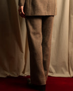 "FENDI" Velvet switching design herringbone set up