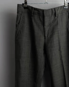 "PRADA" Sharkskin wool minimal tailoring set up