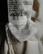 “robe de chambre COMME des GARÇONS” 90’s Textured stand collar concealed front jacket