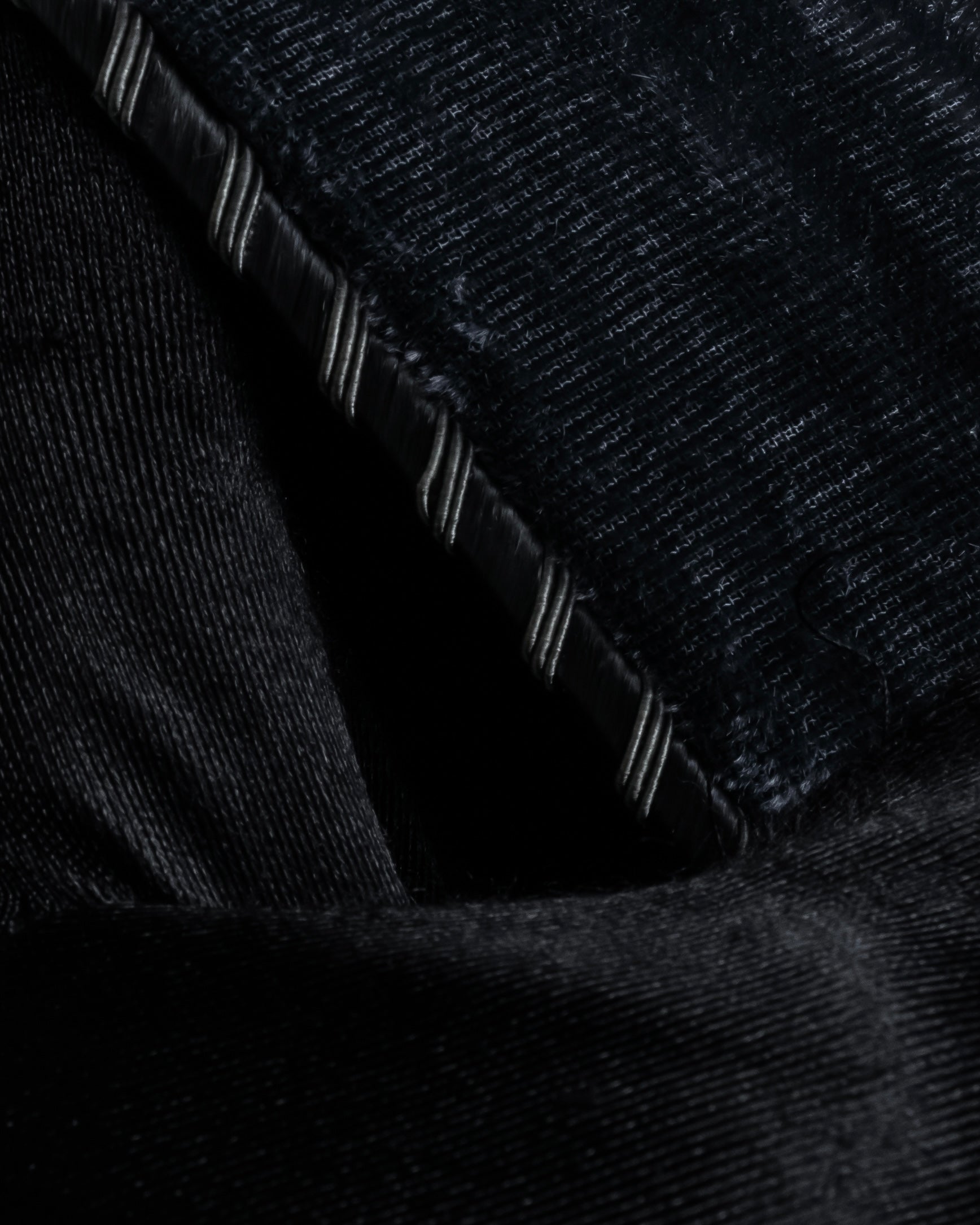 -SPECIAL- "CHANEL" 90's-00's Crushed velvet long dress