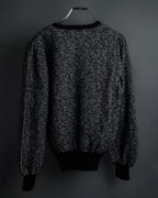 "Christian Dior PRETA PORTER"
Ribbon design mixed yarn knit pullover