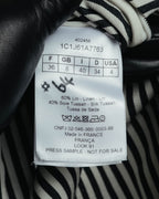 -SPECIAL- “Christian Dior” 2021 cruise striped linen silk tiered skirt