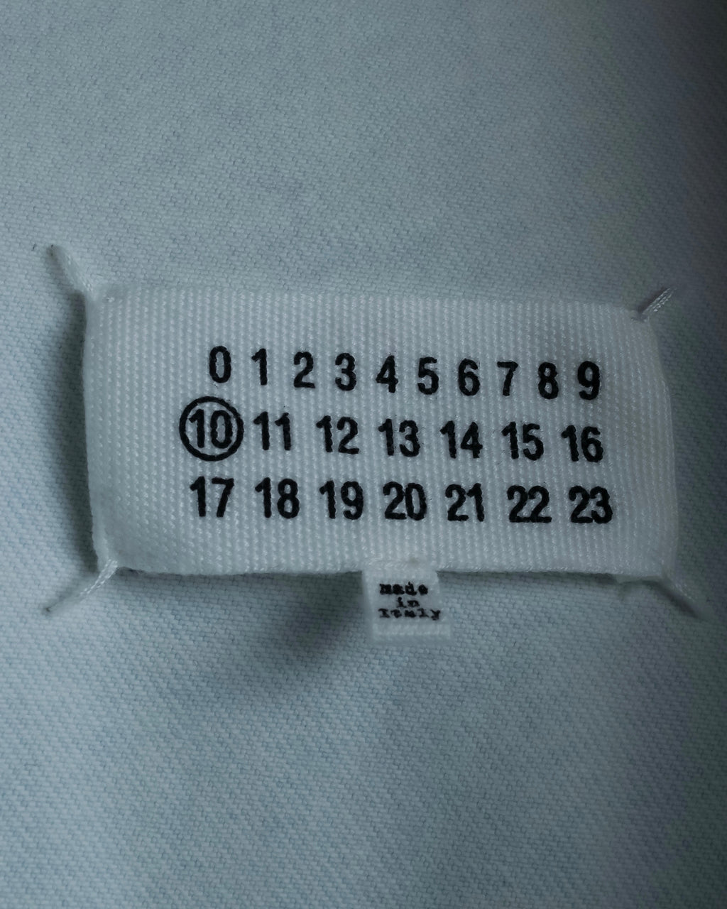 "MAISON MARGIELA" 20SS Washed pale blue denim jacket