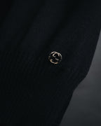 "GUCCI" Michele-era refined emblem cardigan