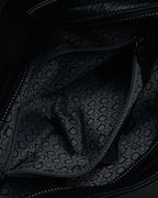 “Salvatore Ferragamo” 2000’s Gathered leather chain shoulder bag