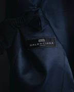 "BALENCIAGA" Tailored Two-Piece Suit Set with Subtle Pinstripes