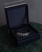 "PRADA" Petal motif crystal bracelet