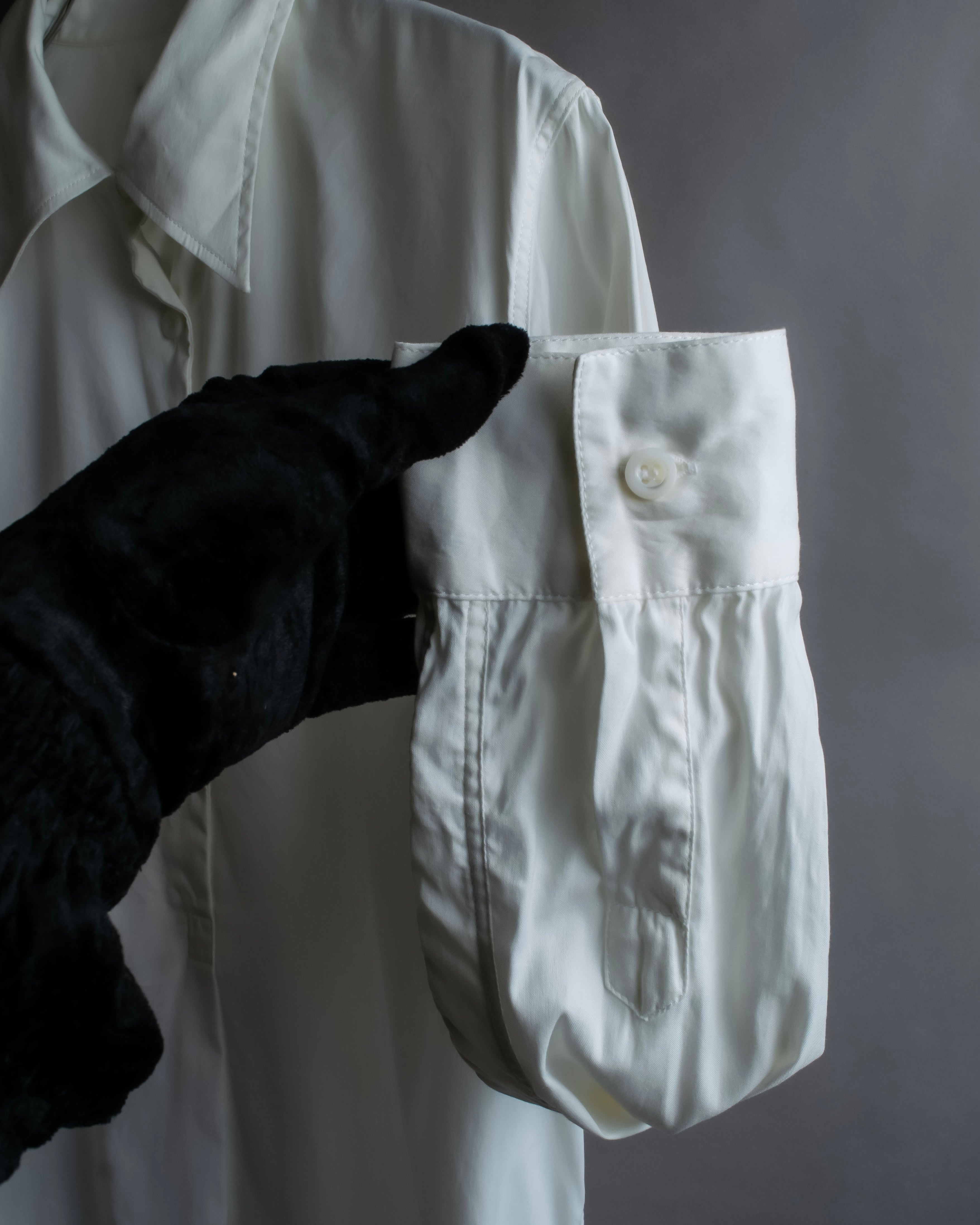 "PRADA" Oversized A-line silhouette long shirt