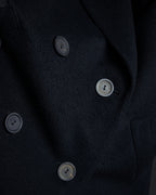 "VALENTINO" Double-breasted belted chester coat