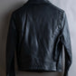 "Acne" Beautiful shape genuine leather double riders jacket