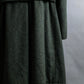 Vintage deep green colour military long coat