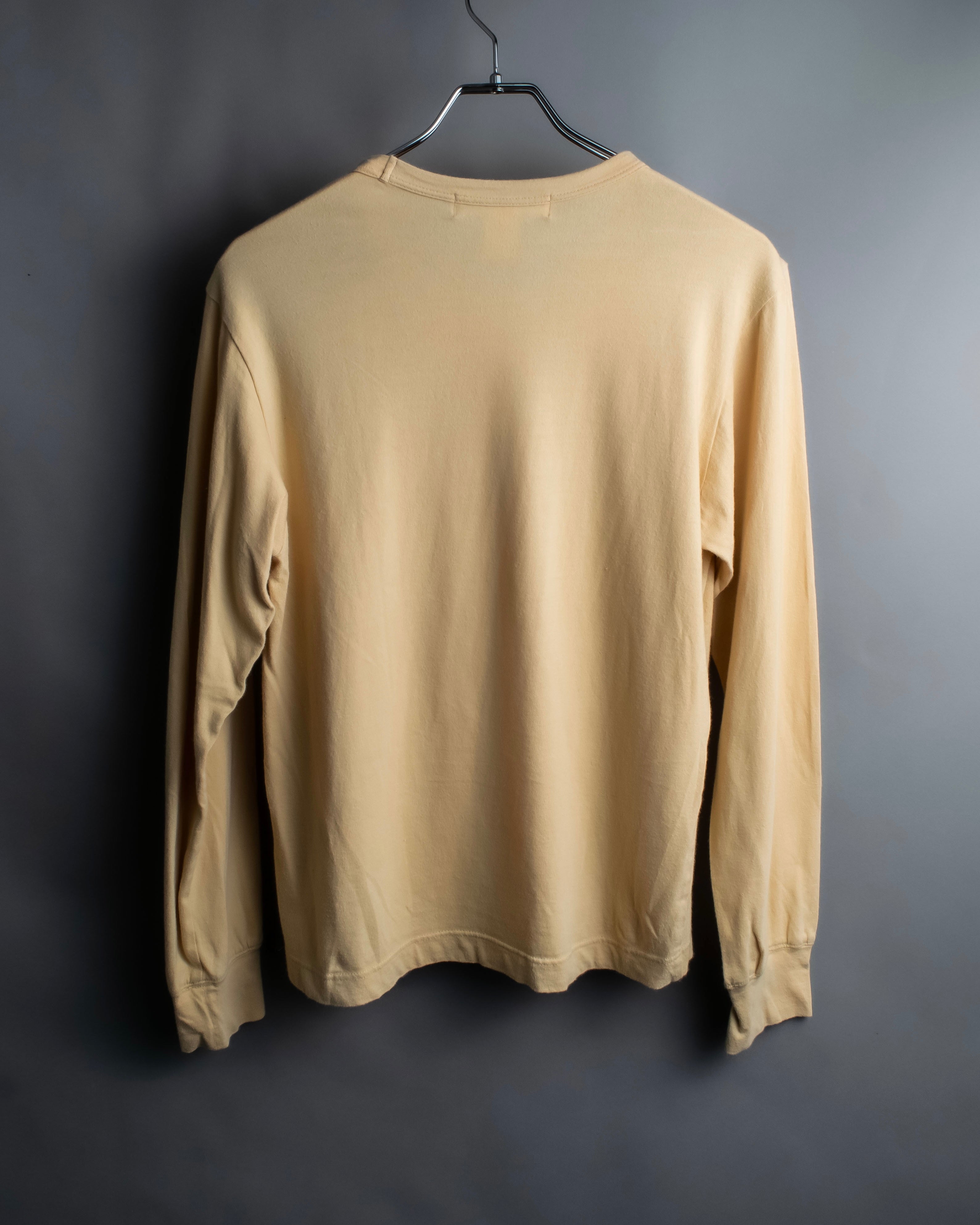 "COMME des GARCONS Shirt" Zip separate fabric detail long cut sew