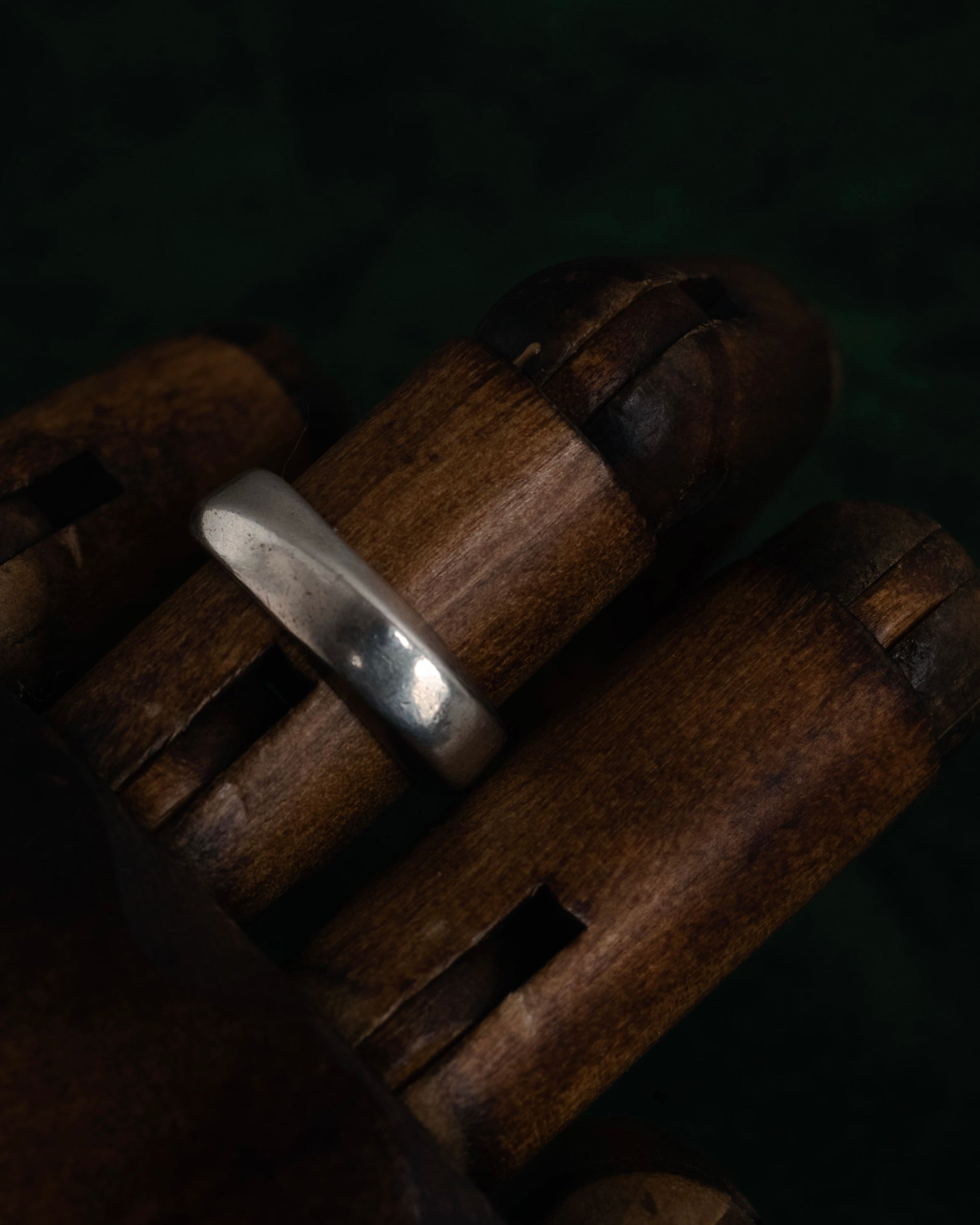 “TIFFANY & CO.” 1999-2005 Dome band silver ring