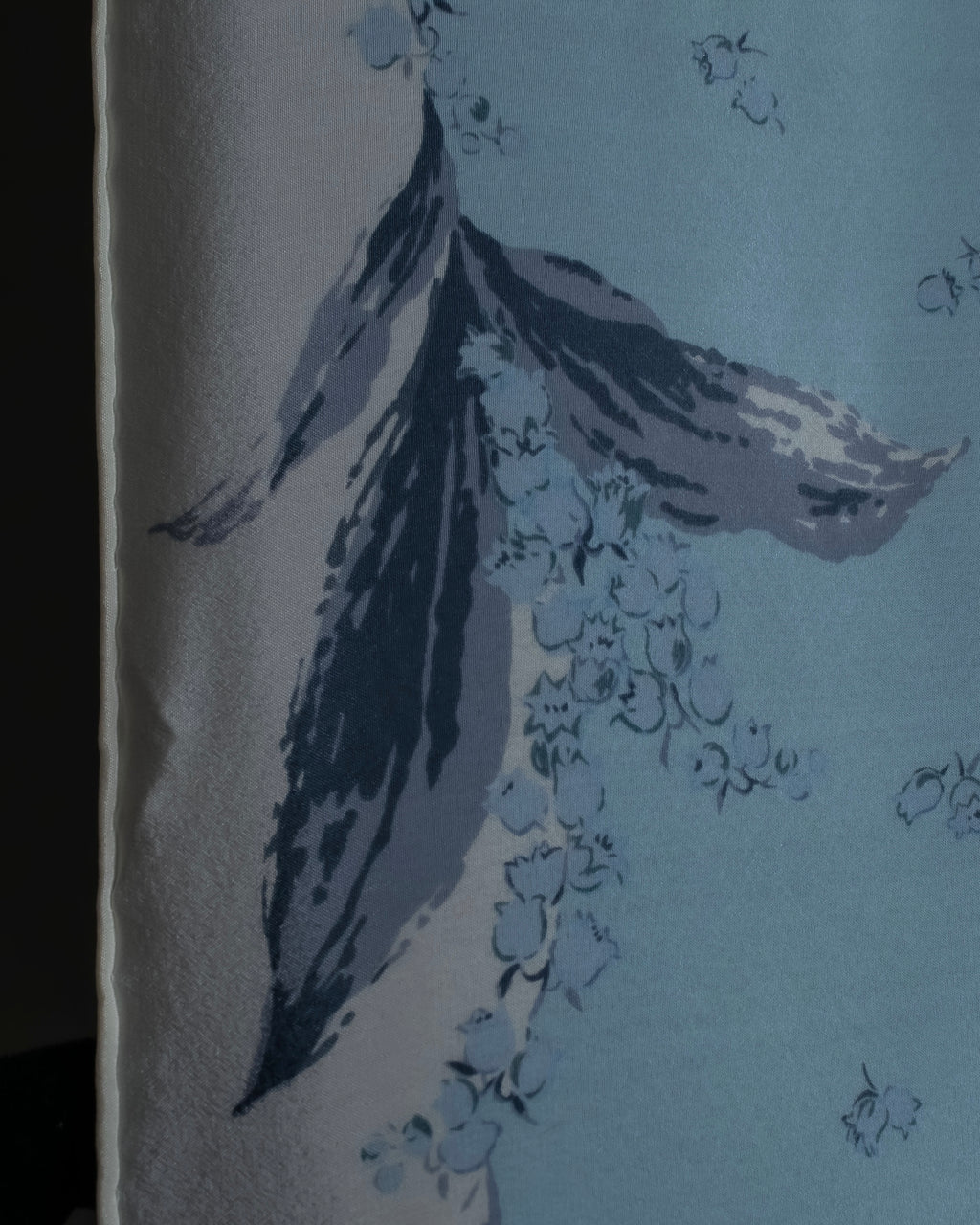 "Christian Dior" Bird motif silk scarf