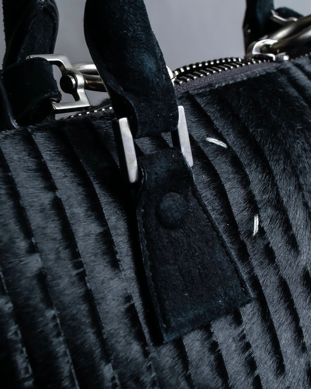 "MAISON MARGIELA" 5AC Harako leather corduroy combination 2way bag