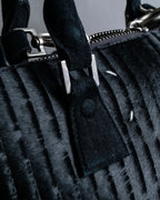 "MAISON MARGIELA" 5AC Harako leather corduroy combination 2way bag