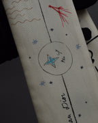 "Christian Dior" Dior Explore allegorical motif twilly mitzah scarf