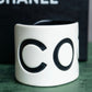 "CHANEL" COCO mark spell engraved bangle