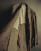 “Christian Dior” 90’s-00’s Fine-check wool three-button tailored jacket