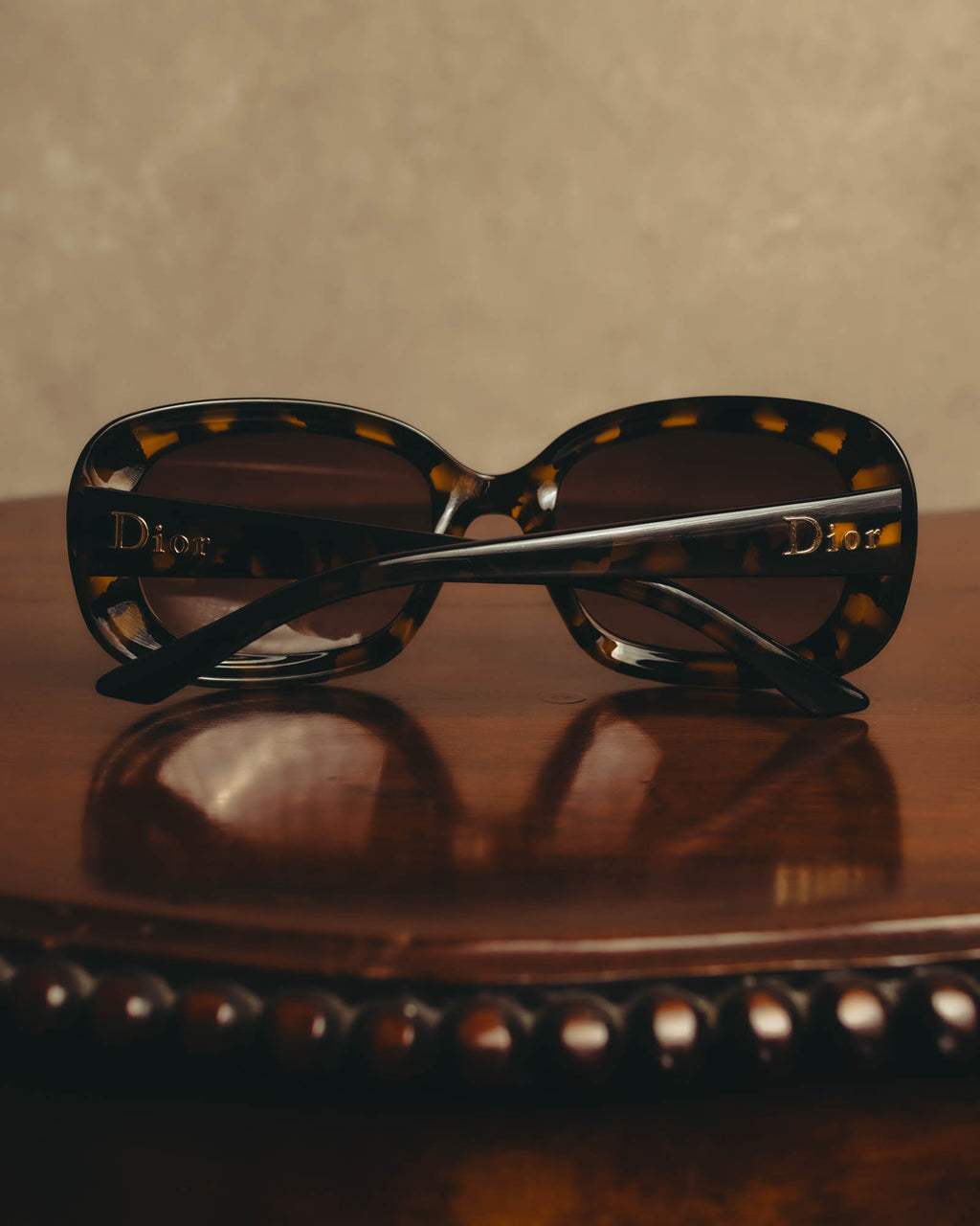 -SPECIAL- "Christian Dior" 90's Tortoiseshell oversized square sunglasses