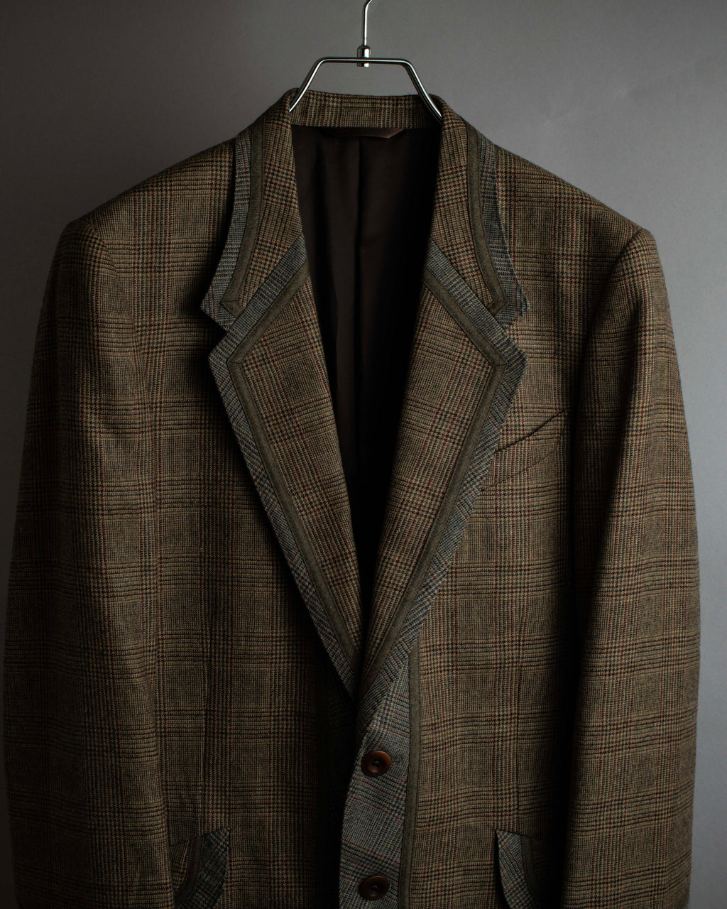 "PAUL SMITH" Flaming detail glen plaid set up