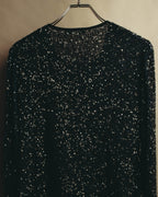 "MARINA RINALDI" 00's-10's Sequined lace long sleeve top