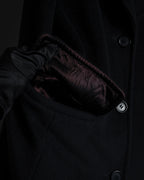 "Max Mara" 90's White tag tailored collar angora mix coat