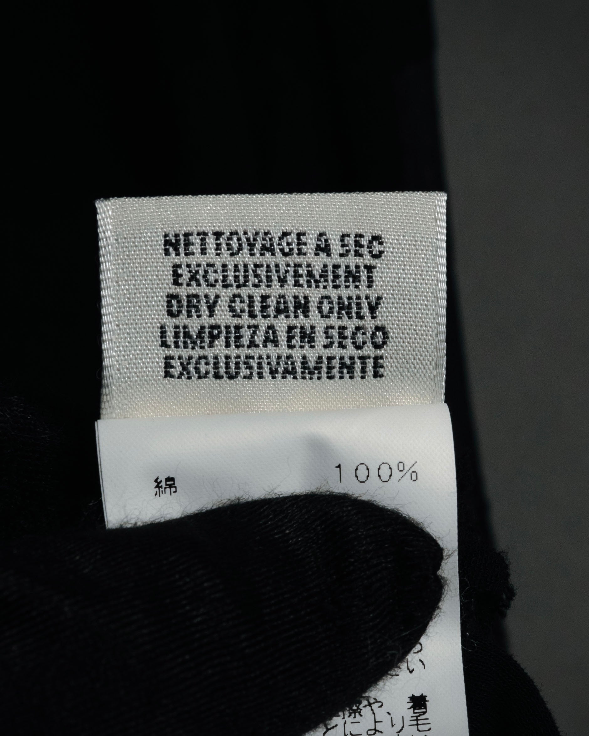 –SPECIAL– "HERMES" 00’s Sheer botanical lace cotton pullover